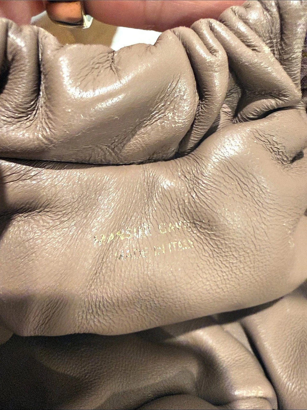 Mansur Gavriel Mini Cloud Pouch in Biscotto - Picture 3 of 8